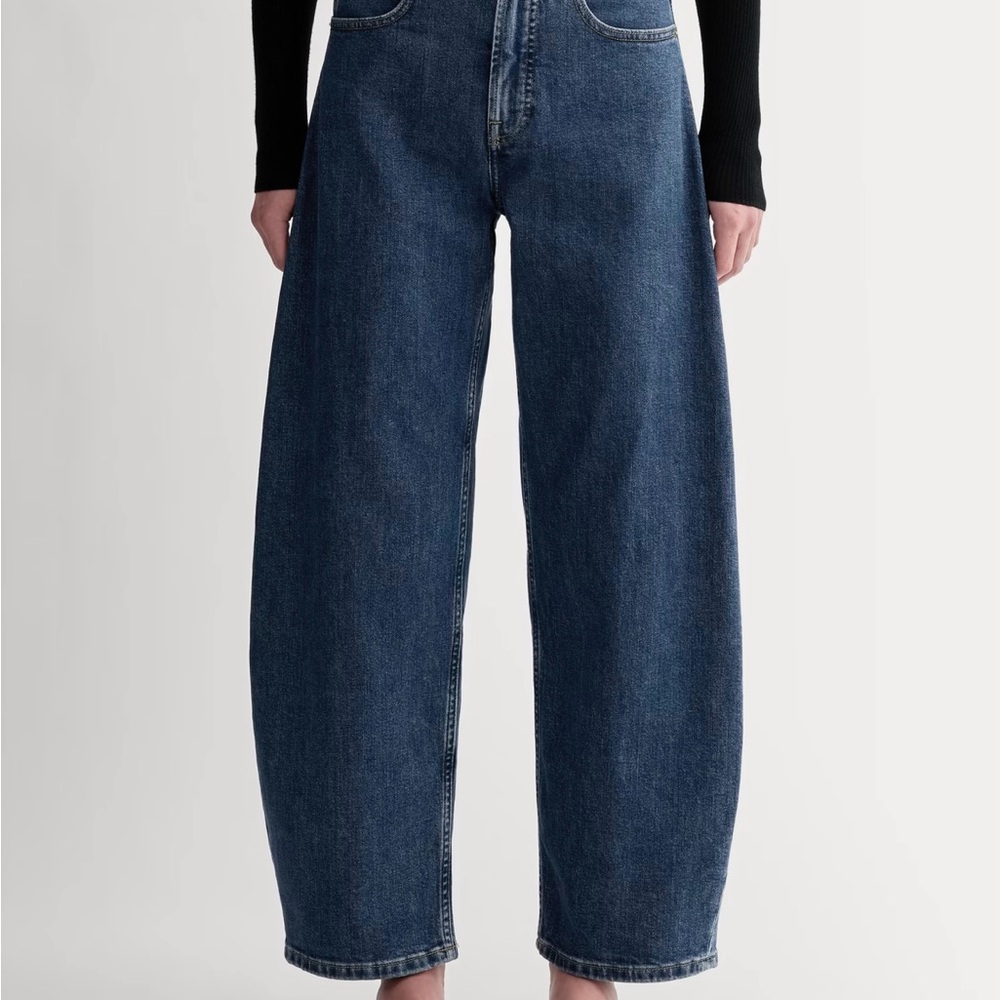 Everlane Way High Curve Jean in Ocean
